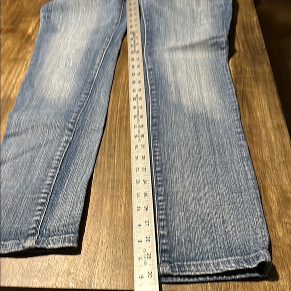 Vigoss Blue Boot Cut Jeans with Vintage-Inspired Fading . Sz 7 - Picture 9 of 12